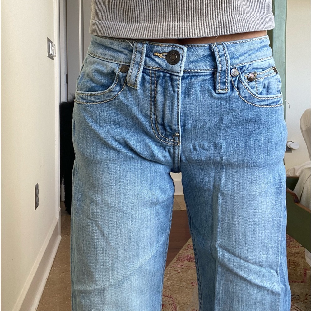 Wide leg jeans